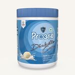 Pro360 Diabetic Care Protein Supplement Powder (Vanilla 500g Jar pack) for the Dietary Management of Diabetes - Helps in Managing Blood Glucose for Adults