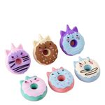 Kalra Magic Doughnut Eraser Cute Unicorn Stationery Gift Kids Craft Supplies and Stationery (Pack 2 No of Pc 6 Any 1Pc Random Color Will be Dispatch