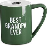 Pavilion Gift Company 14203 Best Grandpa Ever Ceramic Mug, 18 oz, Multicolor