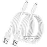 iPhone Charger Cable 1M,【Apple MFi Certified】 Fast iPhone Charging Lead 1 Metre, 2Pack USB A to Lightning Cables Wire for Apple iPhone 14 Pro Max/13 Mini/12 Plus/11 Pro/11/XS MAX/XR/8/7/6/iPad