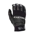 Easton PROFESSIONAL COLLECTION Batting Glove, Pair, Black/Black, Adult, Medium