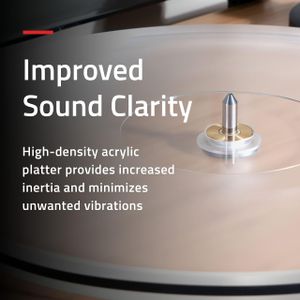 Fluance RT85N Turntable – Walnut Finish, High-Fidelity Vinyl Player