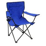 HOMAVA eavy Duty Folding Arm Chair with Comfortable Tilted Back, 80 X 49 X 44 cm, Multi Color (Polyester & Steel)