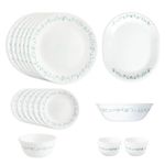 Corelle Country Cottage Glass 21Pcs Dinner Set, Multicolor