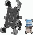 Bike Phone Holder Mount, Adjustable Bicycle Motorcycle Phone Holder Mount - 360° Rotatable Anti-shake Super Compatible with iPhone 13/11/ 12/ X series, Galaxy S8 S9 S10, 4.7"- 6.8" Smartphones