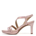 Naturalizer Women's Brenta Heeled Sandal, Rose Pink, 9
