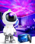 Astronaut Galaxy Projector Star Light - Space Buddy Starry Projection LED Lamp Night Lights Ceiling Spacebuddy Projectors for Kids Bedroom Adults Room