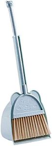 MAYEV Mini Broom with Duspan for Kids,Little Housekeeping Helper Set (Blue)