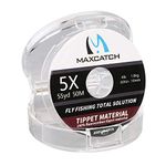 Maximumcatch Fluorocarbon Tippet for Fly Fishing 0X-6X (50 m) (4X)