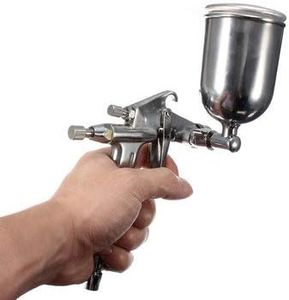 Metal 0.5 mm Hvlp K3 Gravity Feed Alloy Painting Tool Air Spray Gun (Silver)