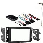 Fits Chevy Silverado Pickup 2007-2011 Double DIN Harness Radio Dash Kit