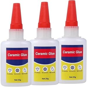 Cieex Super Glue Colle Forte pour Métaux, Verre et Céramique Colle Liquide Cyanoacrylate 20g*3