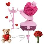 Etcokei Yarn Winder, Electric Yarn Ball Winder for Crocheting, Compact Yarn Cake Winder with Strong Tension Stepless Speed, Automatic Yarn Spinner Wool Winder, Ideal Helper for Knitting Lovers(Purple)