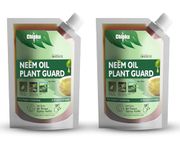 Chipku Pure Cold Pressed Water Soluble Neem Oil Concentrate For Plants & Garden 200ml+200ml |For Making 80 Neem Spray Bottles For Plant Insects | Herbal Pest Repellent | Effective With 3 in 1 Formula