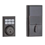 Kwikset 99100-083 SmartCode Electronic Deadbolt Featuring Smartkey Re-Key Security and Z-Wave Technology, Venetian Bronze