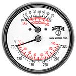 Winters Instruments TTD404 Steel Dual Scale Tridicator Thermometer