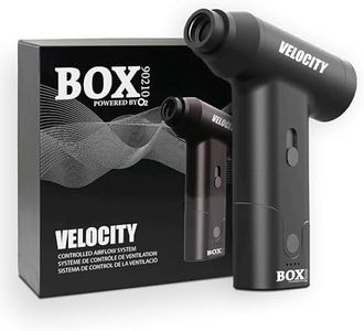 Velocity Controlled Airflow System – Cordless 6-in-1 High-Speed Airflow Tool with 110,000 RPM Motor, Precision Air Control & Multi-Purpose Grooming Attachments, by BOX90210