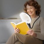 30X 10X Large Hands Free Magnifying Glass for Reading, Magnifying Glass with 3 Color LED Light, Flexible Gooseneck Magnifier for Reading,Sewing,Close Work, Seniors, Crafting, Bed Work, Hobbies