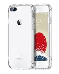 ONES HD Clear Case for iPhone 8 Plus / 7 Plus · [ Shockproof Anti-Collision Airbags ][ Speaker Resonance ][ Anti-Scratch ][ Non-Slip ] · Thin Protective TPU Bumper · Sturdy Transparent Silicone Cover