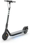 OKAI Neon II Electric Scooter - Up to 15.5 MPH, 25 Miles Range E Scooter for Beginners and Urban Commuters, with Rear Suspension, Customizable Front & Bottom Light via App Sync, UL Certified (Black)