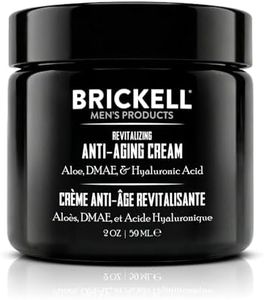 Brickell Men's Revitalizing Anti-Aging Cream For Men, Face Moisturizer For Face To Reduce Fine Lines and Wrinkles, Natural and Organic Anti Wrinkle Night Face Cream, 2 Ounce, Scented