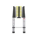 Welbuilt Portable & Compact Aluminium Telescopic Ladder | EN131 Certified Foldable Multipurpose Step Ladder for Home & Outdoor use (20.5 Feet)