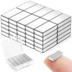 FINDMAG Strong Neodymium Magnets Bar, Fridge Magnets Bar, Whiteboard Magnets, Rare Earth Magnets, Small Strong Magnets for Crafts Kitchen DIY Tool Office Locker Iron Shelf (50 Pack 10 x 5 x 2 mm)