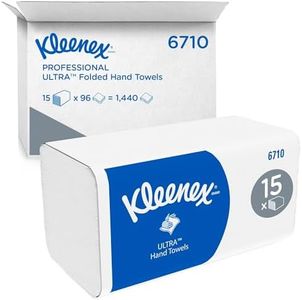 Kleenex Ultra Toallas de Mano 6710, Plegadas, 3 Capas, Súper Absorbente, 15 Paquetes x 96 Hojas (1.440 total)