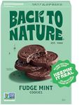 Back to Nature Fudge Mint Cookies - Vegan, Non-GMO, Made with Wheat Flour, Delicious & Quality Snacks, 5.5 Ounce