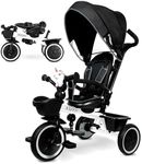 KRIDDO 7-in-1 Tricycle Stroller for