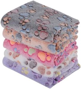 PET SPPTIES Pet Blanket for Small Cats & Dogs Sleep Mat Warm Bed Mat Soft, Warm,comfortable 5pcs/pack PS016 (76cmx52cm, 5PCS Mixed Pack)