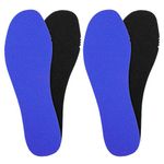 WLLHYF 2 Pairs Breathable Insoles Generic Cuttable Sport Sweat Shock Absorbing Super-Soft Shoe Liner Replacement Ultra Thin Arch Support Inner Soles Inserts for Men Women Sneaker