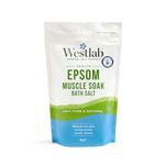 Westlab Epsom Salts 1kg - Soothe and Relax Muscles to Improve MSK Health & Comfort by Reducing Stiffness and Aching. Sports Recovery - Improved Performance.