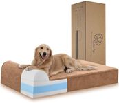 Rainmr 7" Orthopedic Dog Bed for La