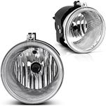 AUTOSAVER88 Fog Lights Assembly Compatible with 2005 2006 2007 2008 2009 2010 Grand Cherokee, 07-09 Dodge Durango 05-09 Dakota, 07-09 Chrysler Aspen/300 SRT8, 06-10 Commander, 06-08 Mitsubishi Raider