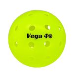 NEOSLICK Vega 40 Pickleball Balls|Outdoor|12 Pack|USAPA Approved|High-Visibility Neon Green Pickleballs for Recreational and Professional Players
