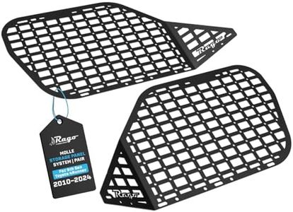 Rago Fabrication Rear Window Molle Panel Storage System for 2010-2023 Toyota 4Runner 5th Gen | Made in The USA | Driver & Passenger Side Pair