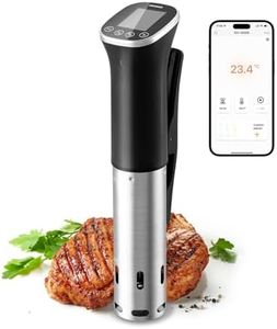 INKBIRD Wifi Slow Cooker Sous Vide Machine ISV-300W 1000W, IPX7 Waterproof, Low Water Protection 2.4G APP Remote Control with Recipes, Alarms, Timer, Booking Function