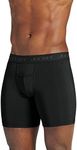 JOCKEY Men's Underwear Sport Microfiber Boxer Brief, Black, L