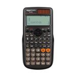 Amazon Basics 991ES Plus Scientific Calculator | 417 Functions | Four-Line Natural Display | Dual Power Solar & Battery | Engineering & Student Calculator | Black