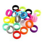 20PCS Scissors Finger Rings Shear Grips Inserts Scissor Finger Grips Finger Inserts Scissor Finger Guards Finger Protector for Scissors