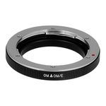 Fotodiox Pro Lens Mount Adapter, for Olympus Zuiko OM-Mount Lens to OM Four Third (4/3) Mount DSLR Cameras, Black