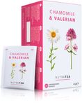 Nutra Tea - Chamomile & Valerian Tea | Valerian Root Tea - Bedtime Tea | Sleep Tea | Night Time Tea - 20 Tea Bags - Herbal Tea