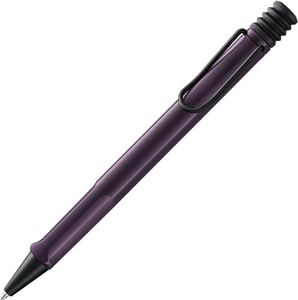 Lamy safari violet blackberry - Ballpoint Pen with ergonomic grip & line width M - for pleasant long writing - made of robust ASA plastic – including large capacity refill M 16 in black