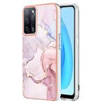 Dfjhure for Oppo A16S / A16 / A54S Case Glitter Phone Case Marble Design Case Thin Slim Soft TPU Silicone Shockproof Bumper Protective Rubber Phone Cover Case for Oppo A16S / A16 / A54S- White