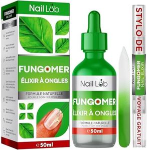 NAIL LAB Traitement Fongique Premium pour Ongles de Pied Extra Fort - 50ml - Contient de l'Huile d'Arbre à Thé, Mycose des Ongles pour les Ongles des Mains - Stylo Antifongique de 3ml + Lime à Ongles