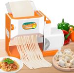 Newhai Electric Pasta Maker 4 Thickness Adjustable Multifunctional Pasta Machine Portable Dough Roller 2mm 4mm 9mm Noodle ABS Cutter Head for Home Use