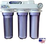 AquaFX 610074278870 Barracuda RO/DI Aquarium Filter, 100 GPD, Clear