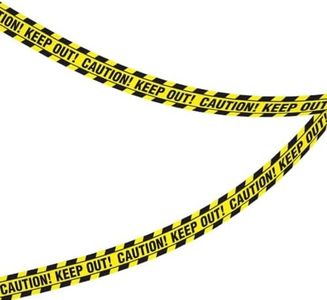 Amscan Halloween Value Caution Plastic Tape Banner