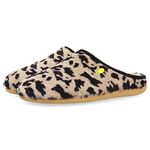 HOT POTATOES Women's Novska Slipper, Leopard, 3.5 UK